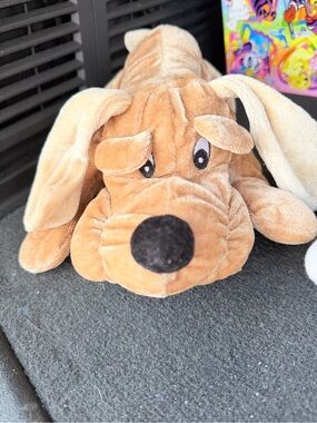 Plush Brown Dog Toy - Soft Pet Plush